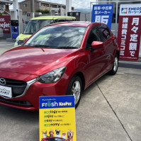 フレッシュキーパーで蘇るデミオの艶めき。
