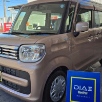 スペーシアを滑らかな照りで覆うDIAⅡ。